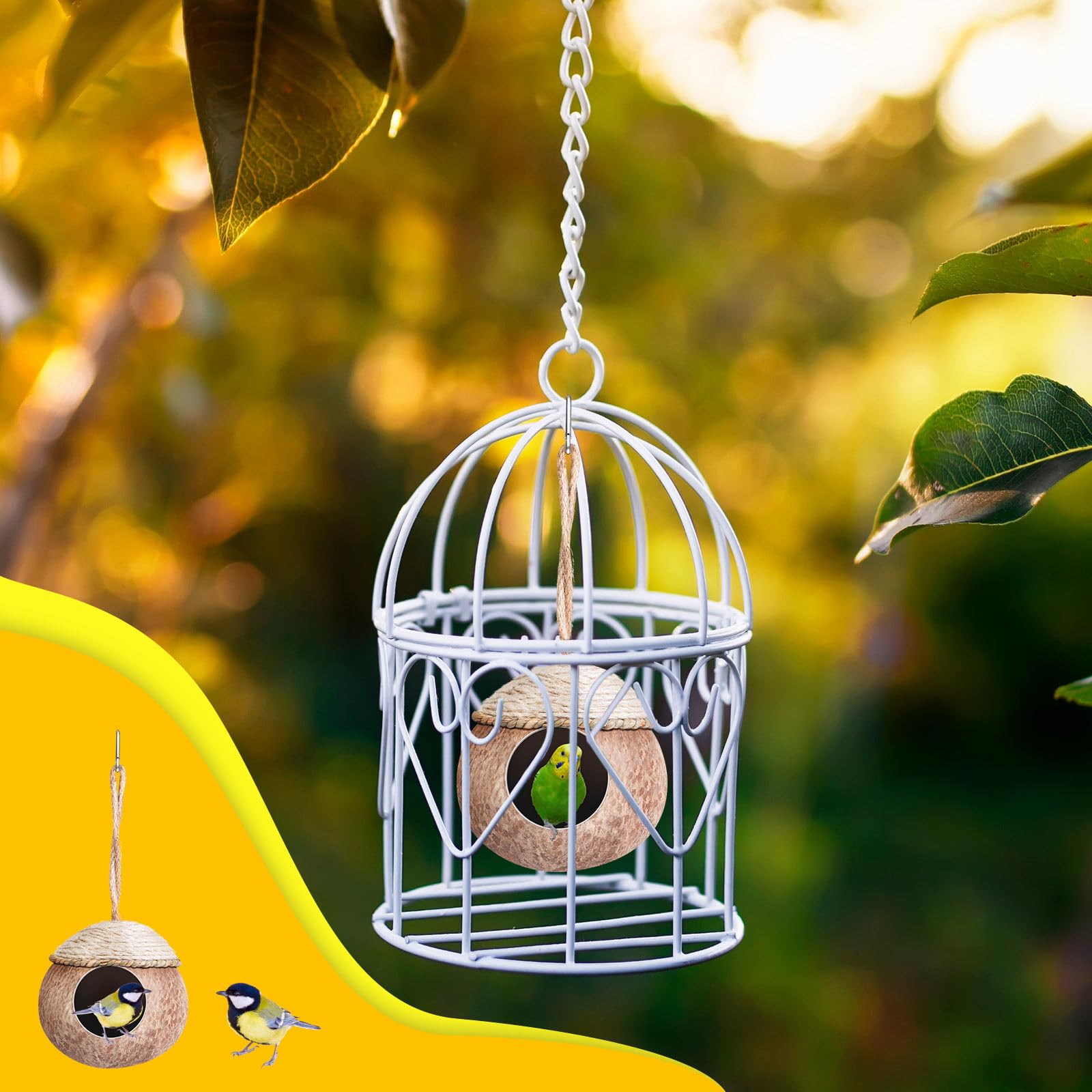Suzile multifunction bird nest suitable for birds and small pets.