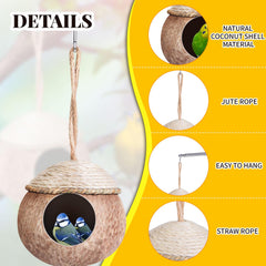 Suzile natural coconut fiber material provides safe, nature-inspired nesting.