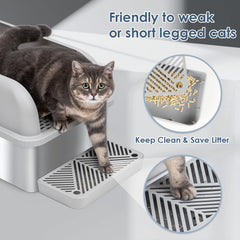 Suzzipaws anti-leakage high wall prevents urine leaks during jump-out.