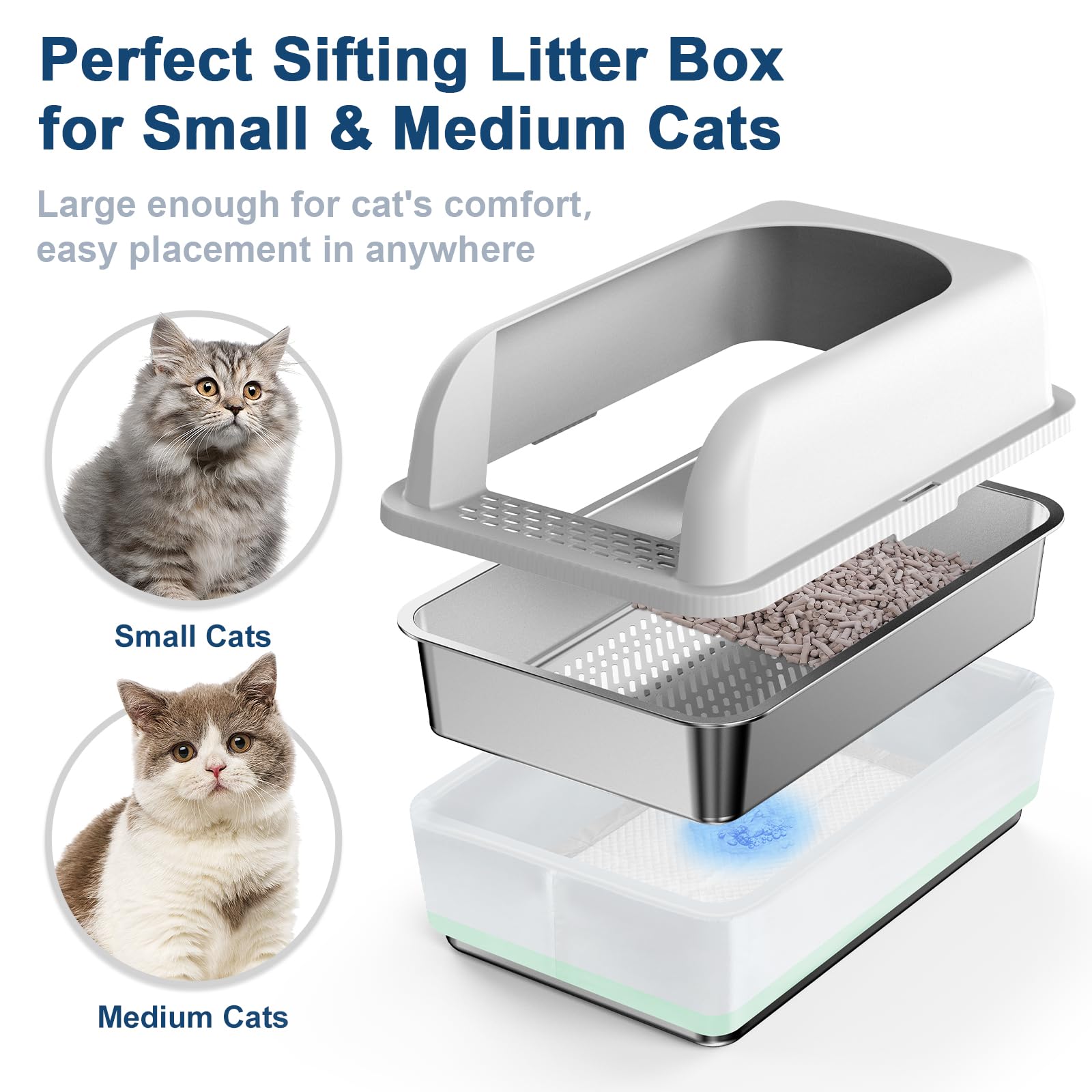 Suzzzipaws non-stick surface eases cleaning after each use.