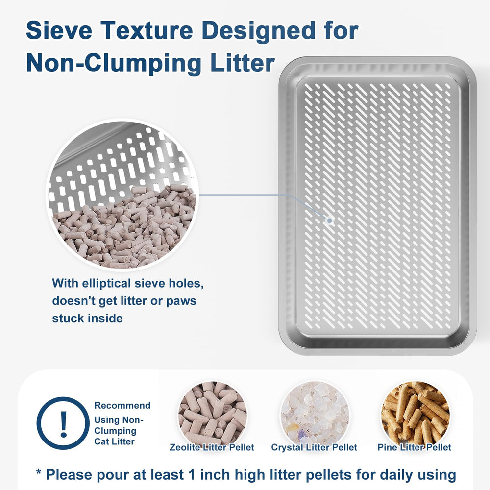 Suzzipaws 6-inch high-sided enclosure keeps litter inside for mess reduction
