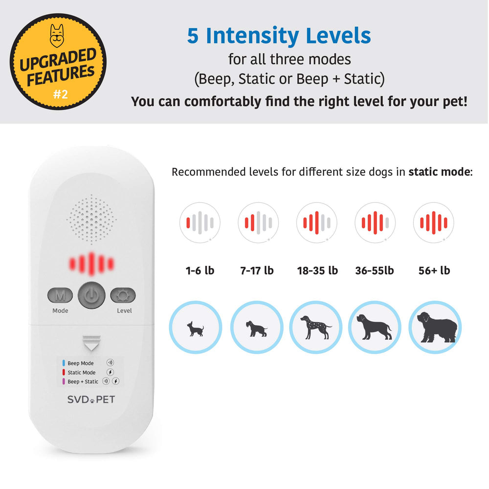 SVD.PET 3 training modes enable versatile coaching from static to beep cues.