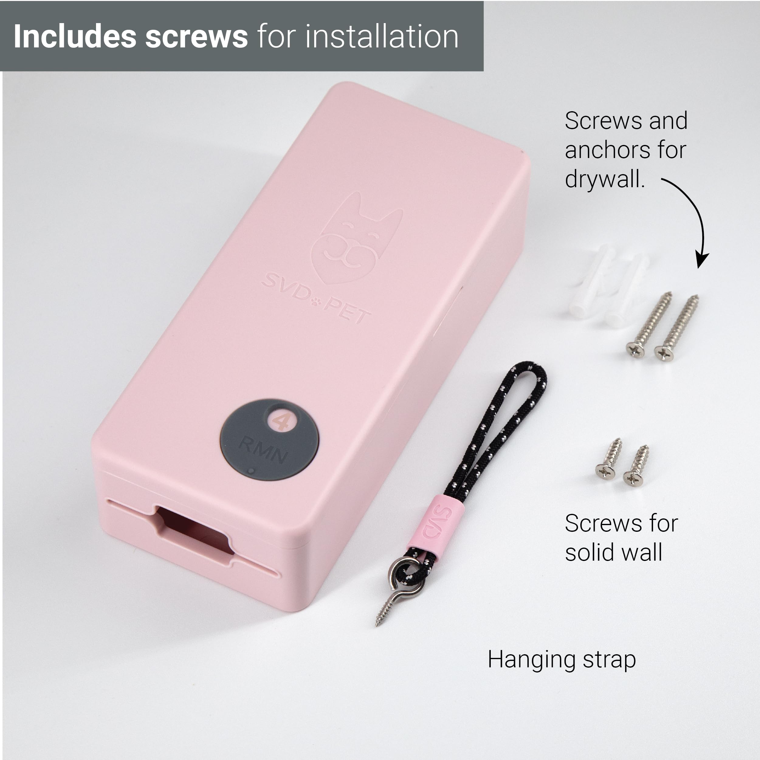 SVD.PET countdown-dial dispenser helps track bag rolls