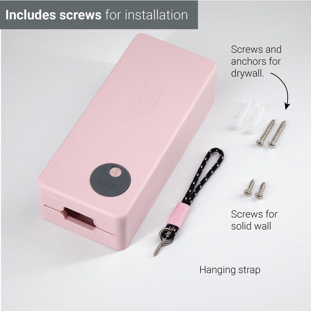 SVD.PET countdown-dial dispenser helps track bag rolls
