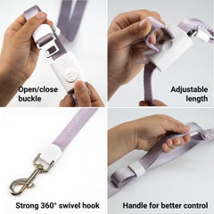 SVD.PET 4-in-1 close-handle leash enables precise control during crossings.