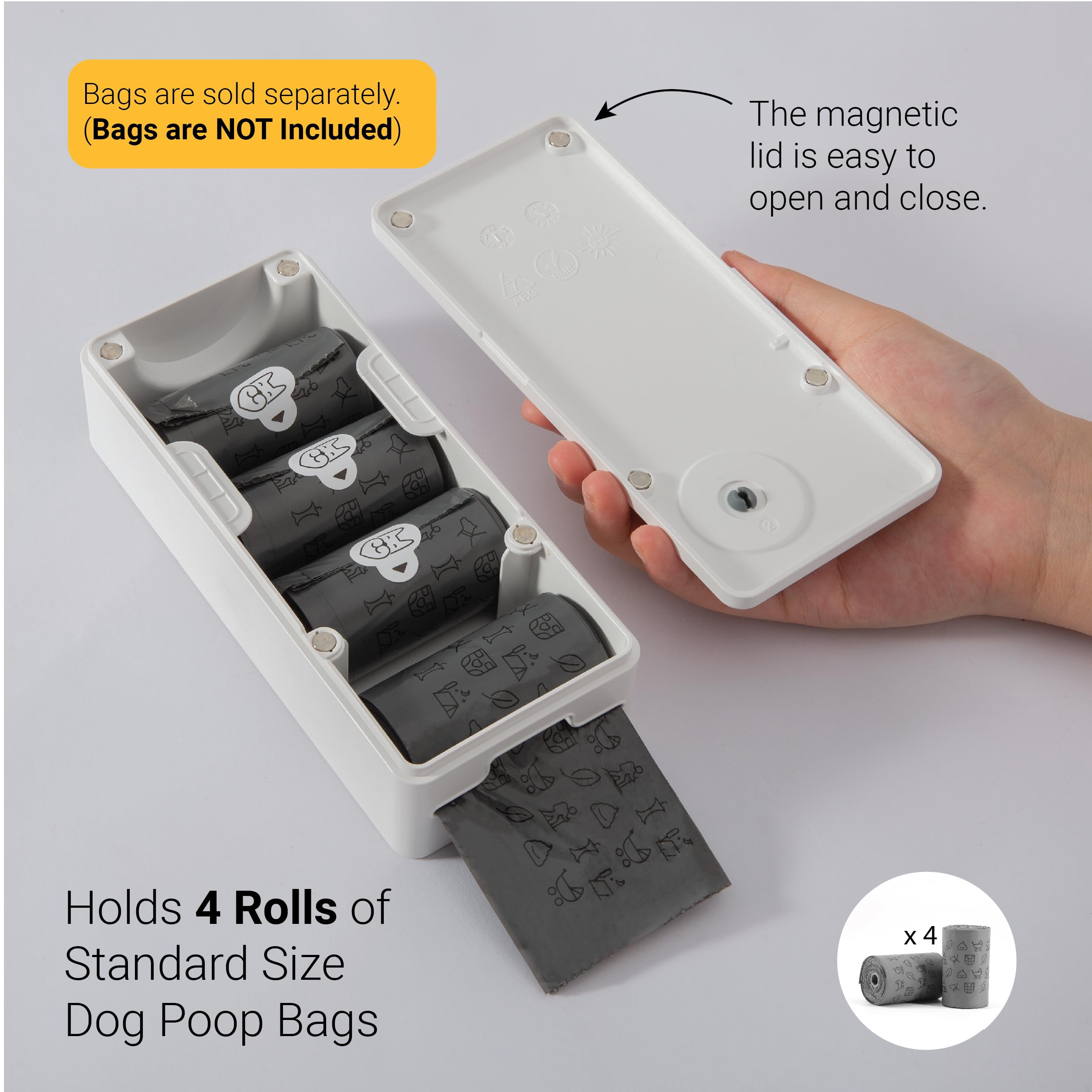 SVD.PET dog poop bag dispenser designed for indoor and outdoor use