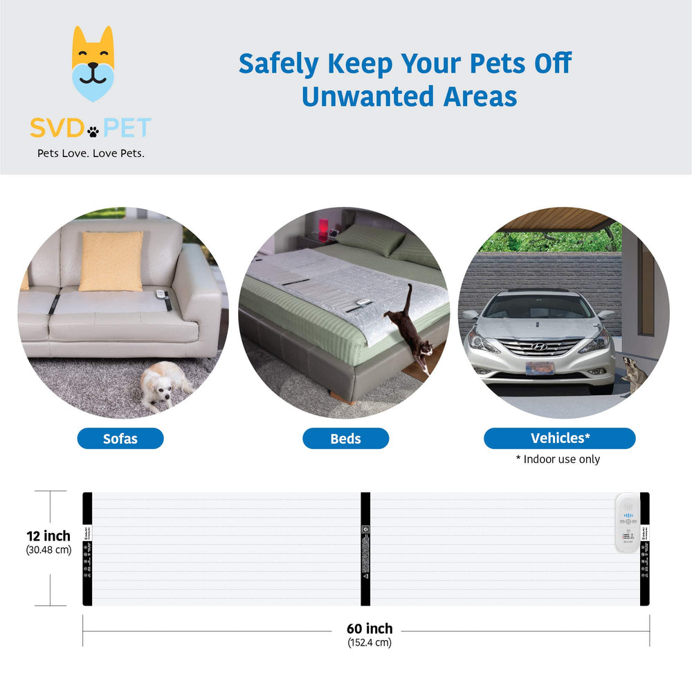 SVD.PET pet-safe protection feature automatically deactivates when no pet detected.