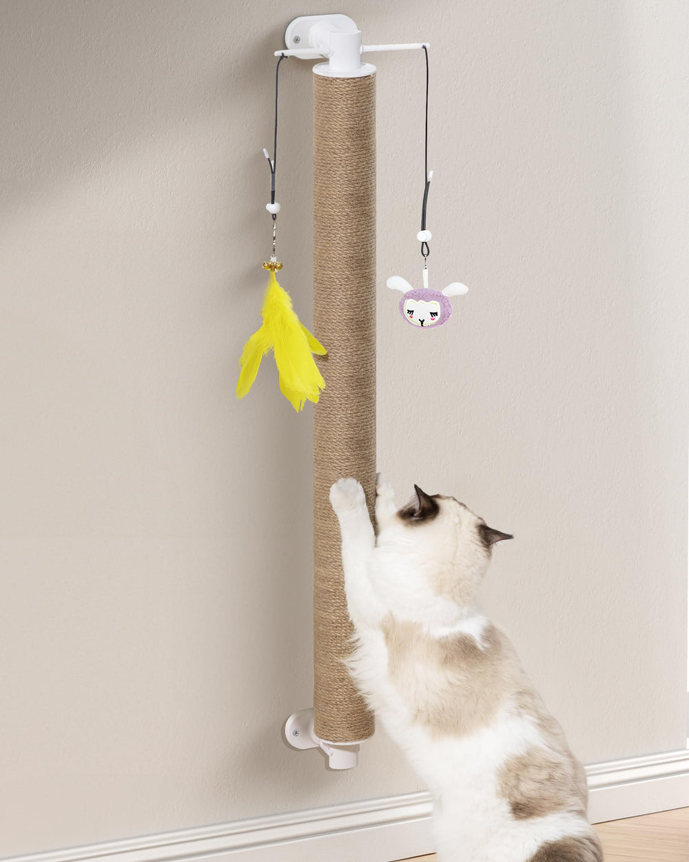 SVD.PET sturdy wall anchors and template enable easy installation.