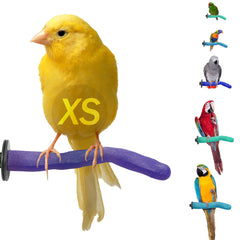 Sweet Feet & Beak Safety Pumice Perch XS top view highlighting lightweight grip for gentle grooming