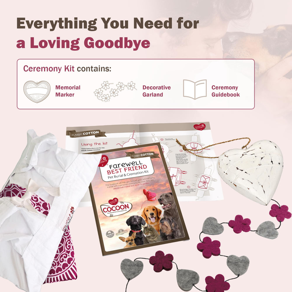Sweet Goodbye Cocoon includes space for a favorite toy.