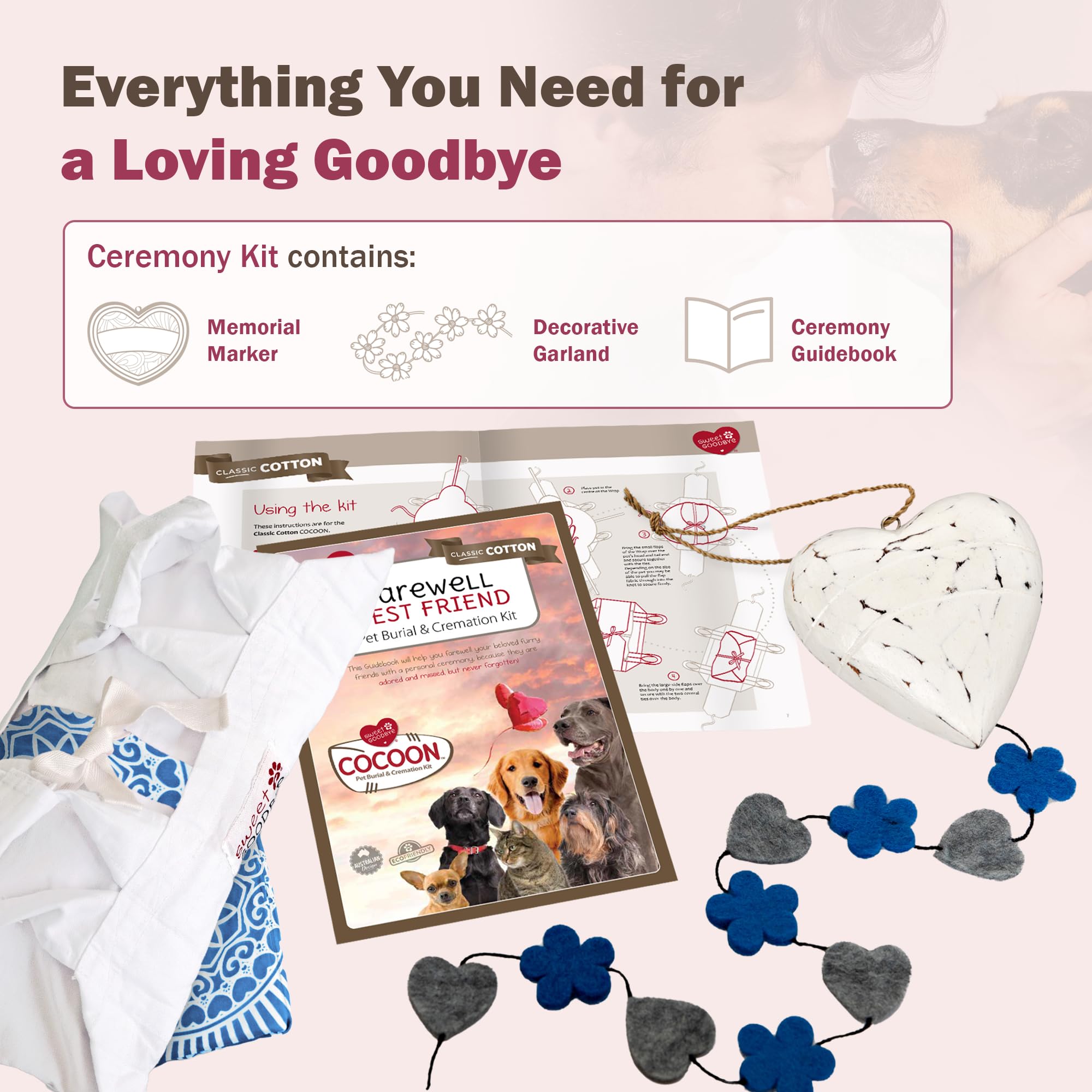 Sweet Goodbye Cocoon size chart helps you pick the right fit