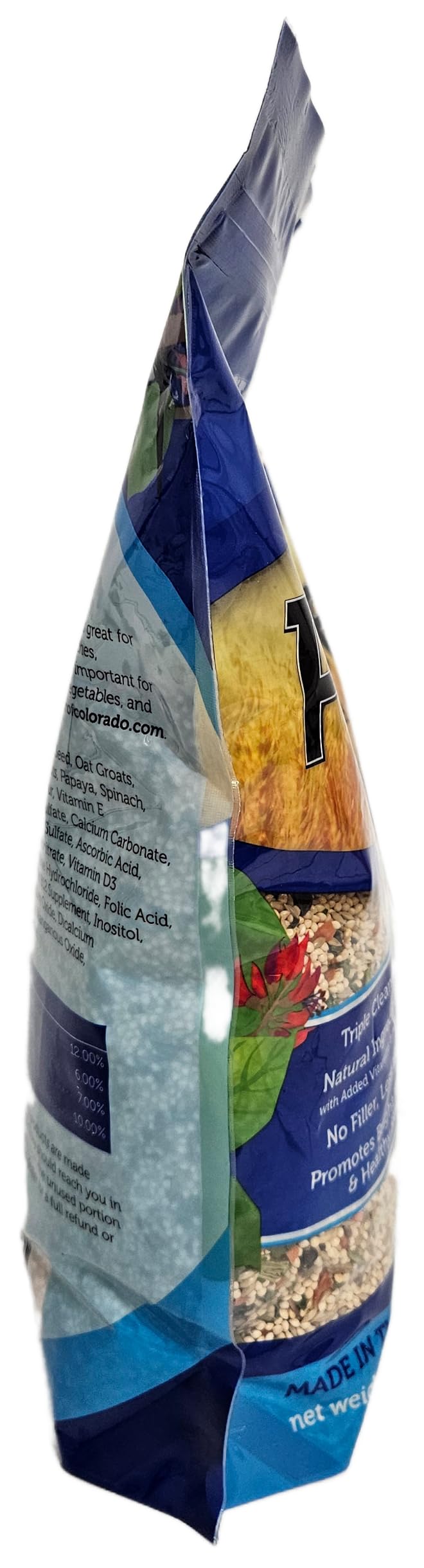 Sweet Harvest no fillers bulk packaging implies less waste and cleaner feeding.