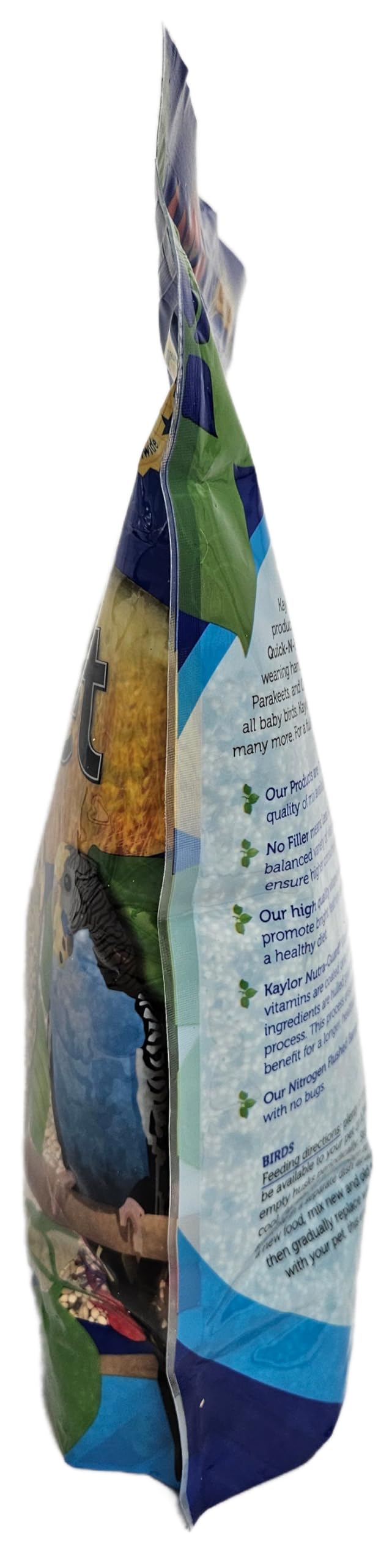 Sweet Harvest triple cleaned nitrogen flushed label communicates freshness preservation.