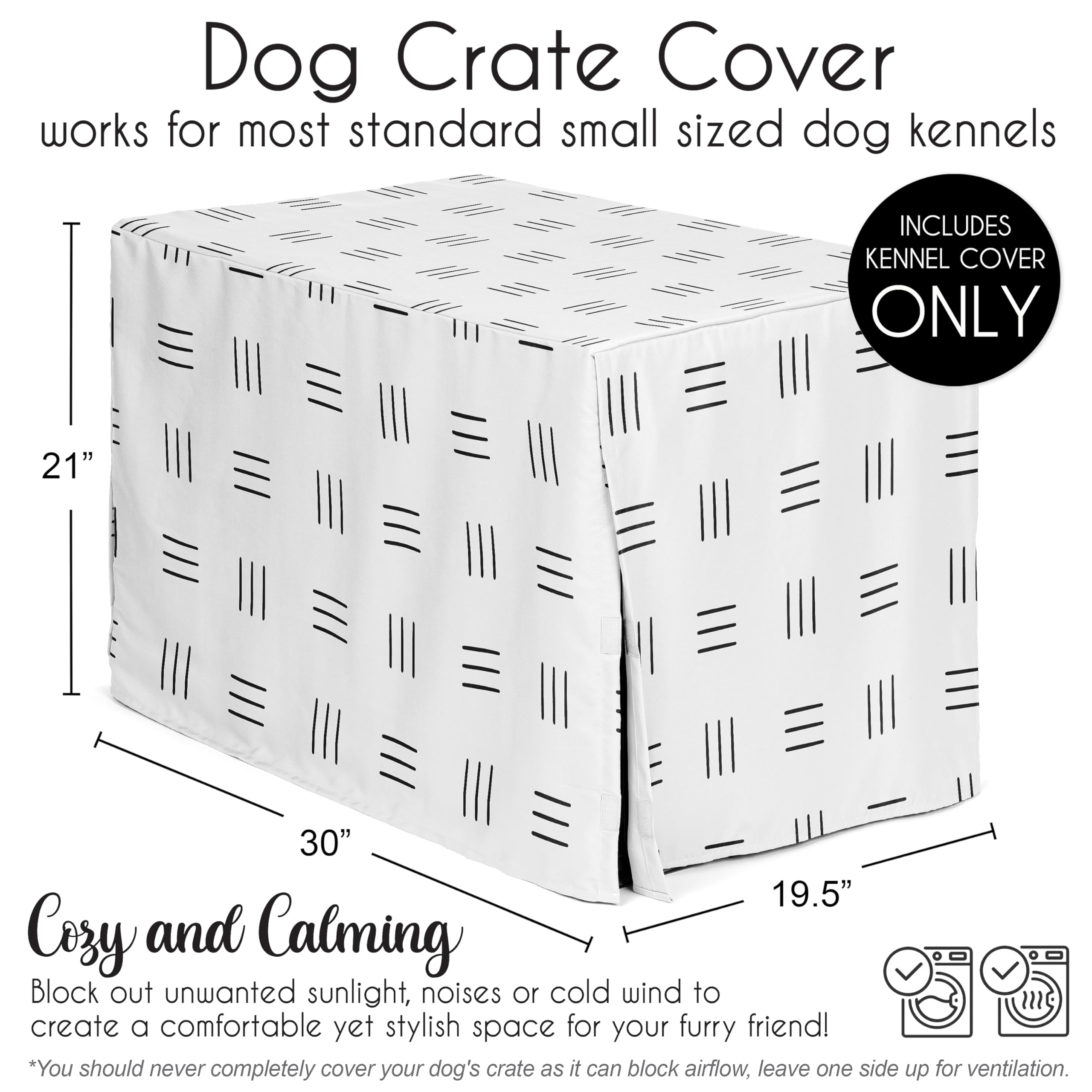 Sweet Jojo Designs dog crate cover cozy nap scene shows pet comfort.