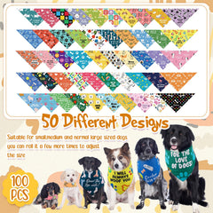 Sweetude adjustable bandana demonstrates a secure, foldable fit for pets.