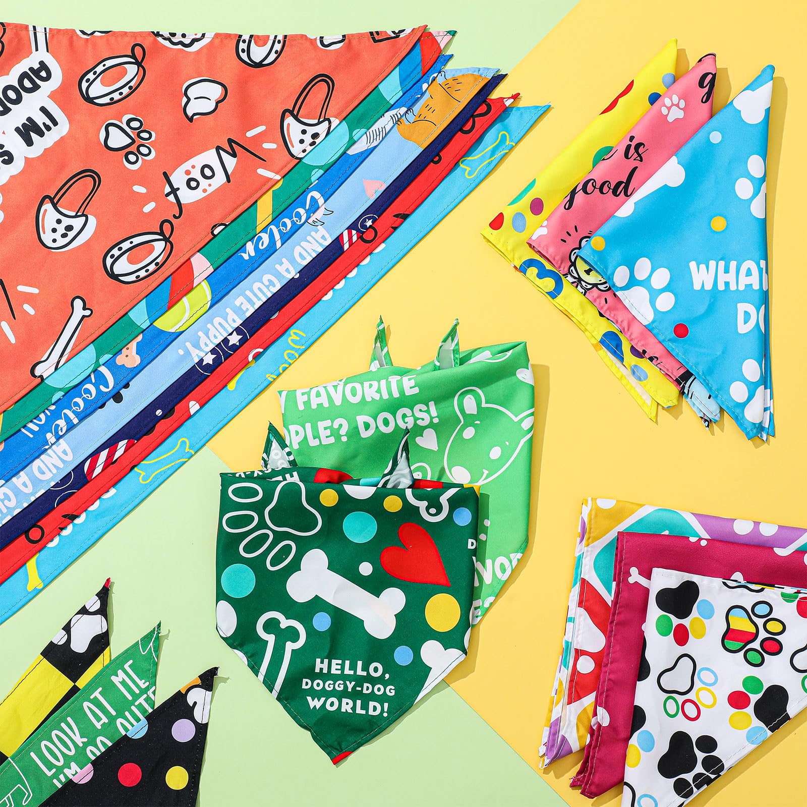 Sweetude kerchief worn for parties and photoshoots with pets.