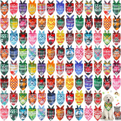 Sweetude plaid dog bandanas show varied styles for daily wear and pet photography.