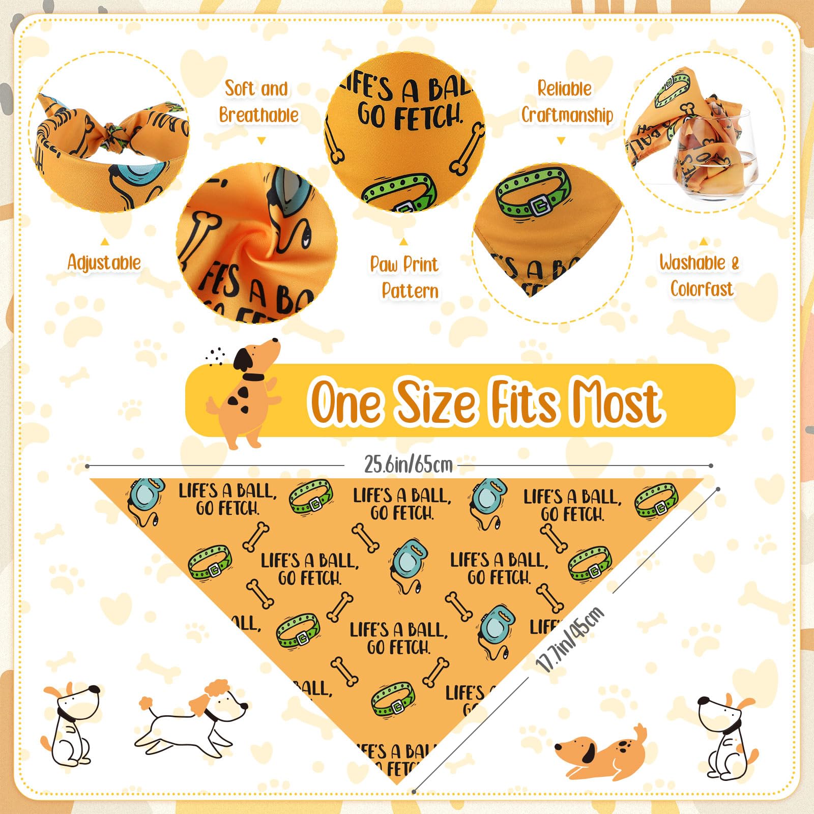 Sweetude soft polyester bandana texture ideal for washable everyday wear.