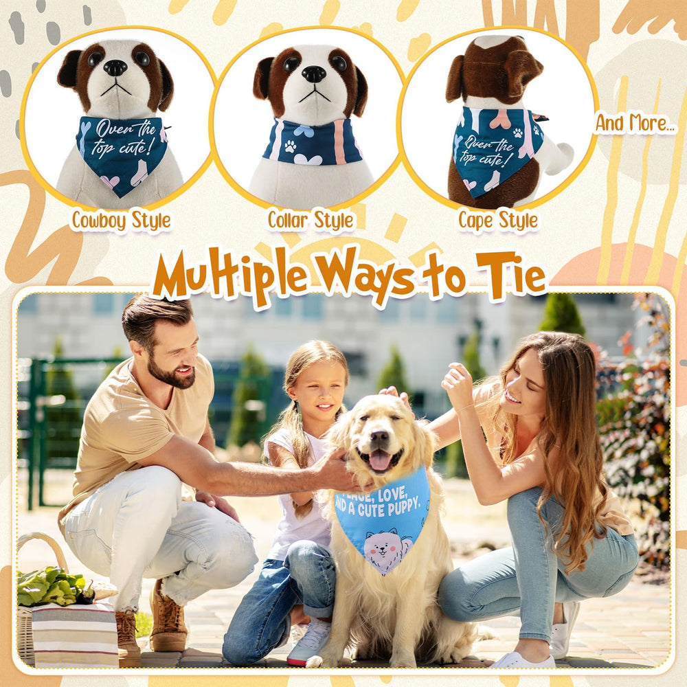 Sweetude washable pet bandana ready for repeated grooming and care.