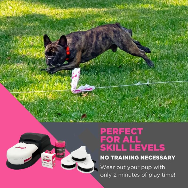 SwiftPaws charger powers longer play with reliable energy during runs