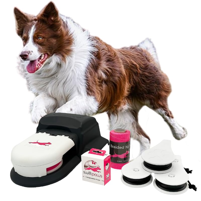 SwiftPaws Home Original main unit ready for interactive backyard chase enrichment