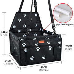 SWIHELP dog car seat folded for compact storage and quick setup.