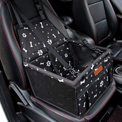 SWIHELP dog car seat PVC-frame close-up shows sturdy support for small dogs