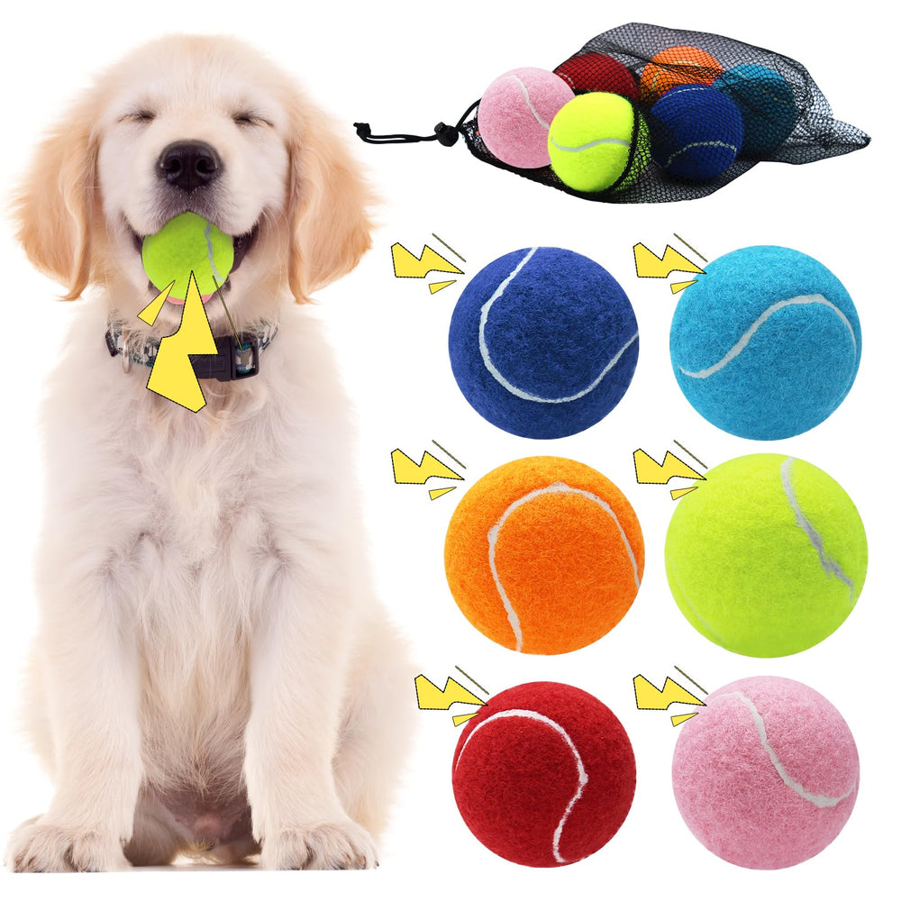 Pelotas Swingers para perro de 2.5 pulgadas, 6-pack, ideal para juego activo.