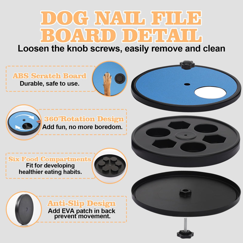 Swirge anti-slip EVA bottom pad prevents movement on slick floors.