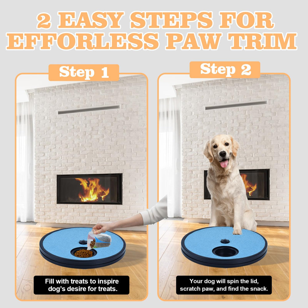 Swirge food-storage compartment keeps treats accessible while encouraging slower eating.