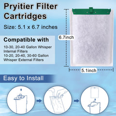 Switior zeolite media cartridge stabilizes pH for balanced aquarium