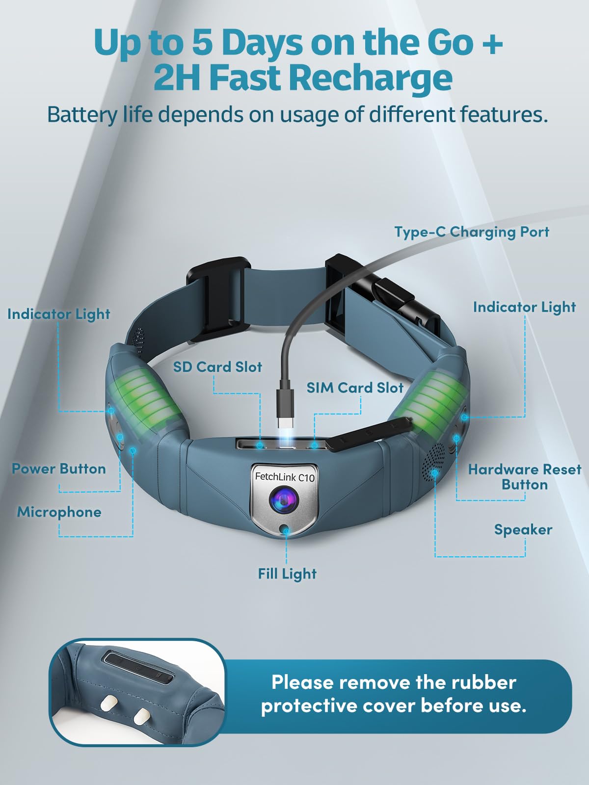 Swotech waterproof and dustproof collar is built for outdoor adventures.
