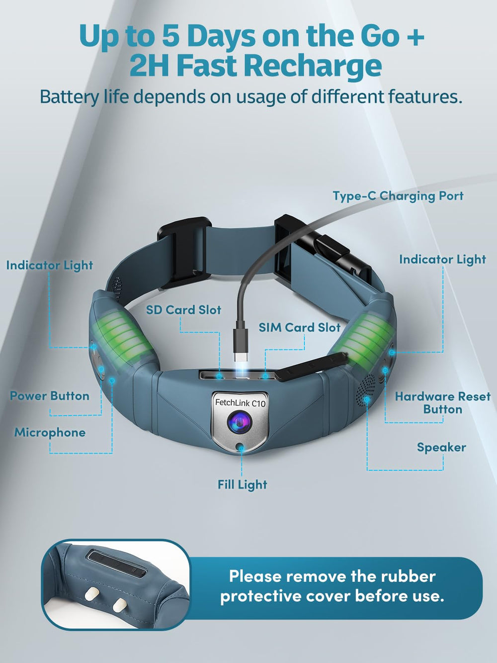 Swotech waterproof and dustproof collar is built for outdoor adventures.
