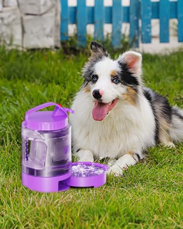 SwSun purple bottle in use during hiking