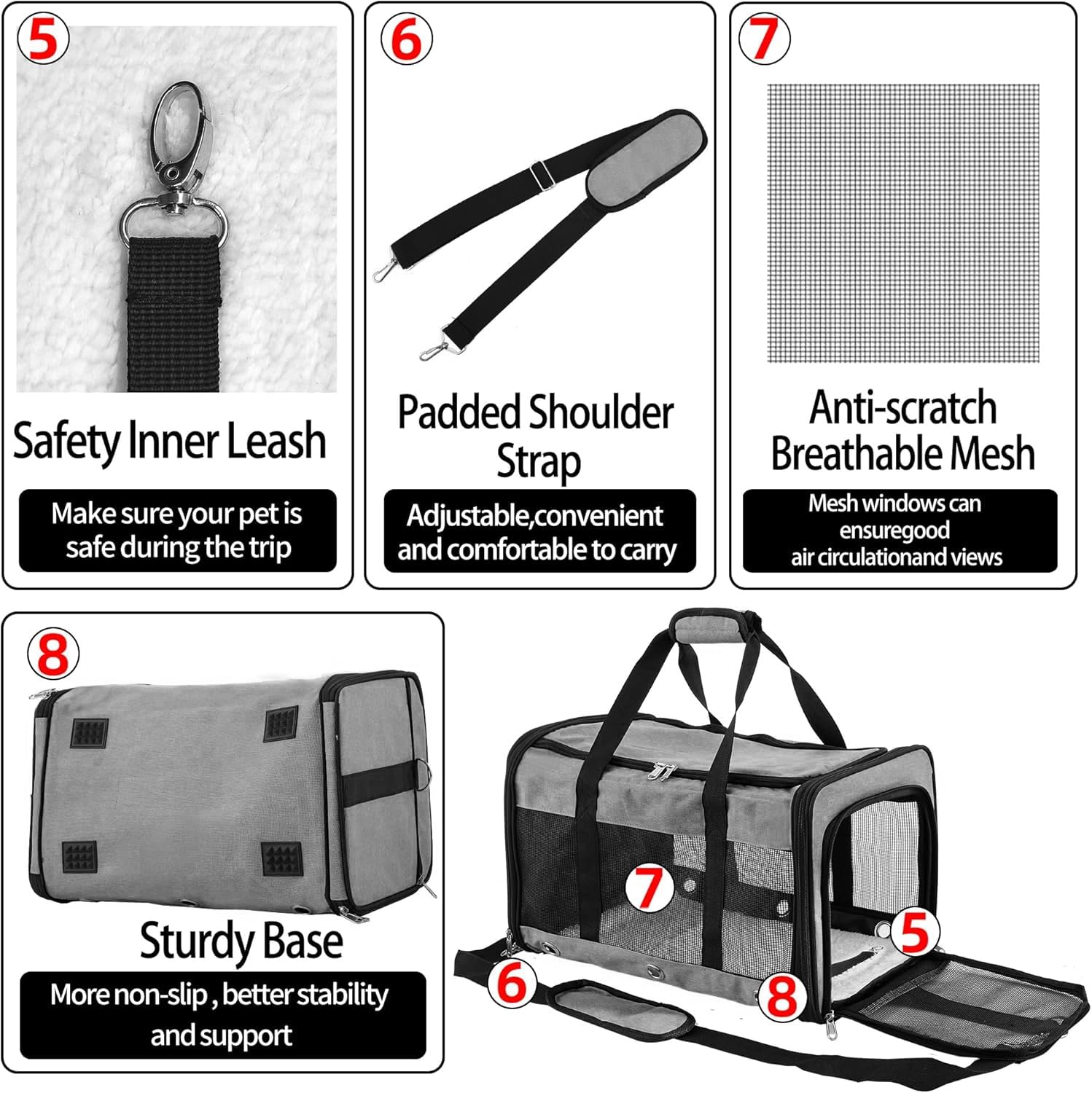 SWUVVI collapsible design folds flat for compact storage after trips.