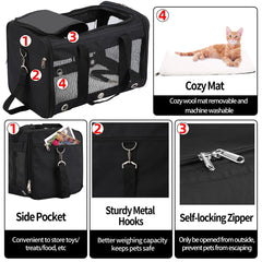SWUVVI carrier with adjustable shoulder strap—comfortable carrying for long trips.