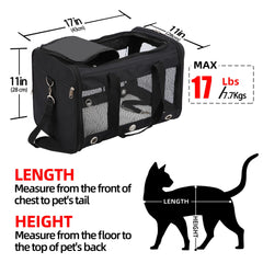 SWUVVI soft-sided carrier side view—breathable mesh windows for airflow.