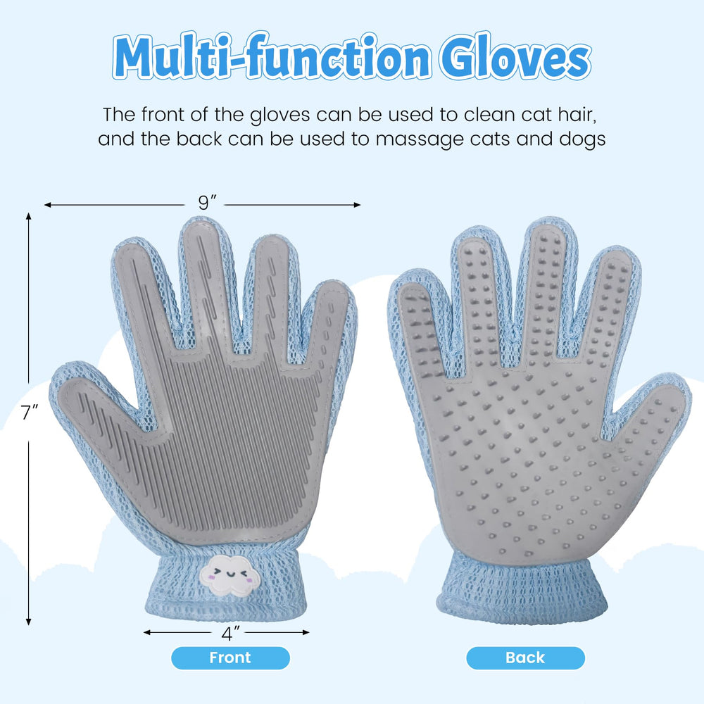 Swwrtbywer Pet Hair Removal Glove ideal for dogs and long-haired cats