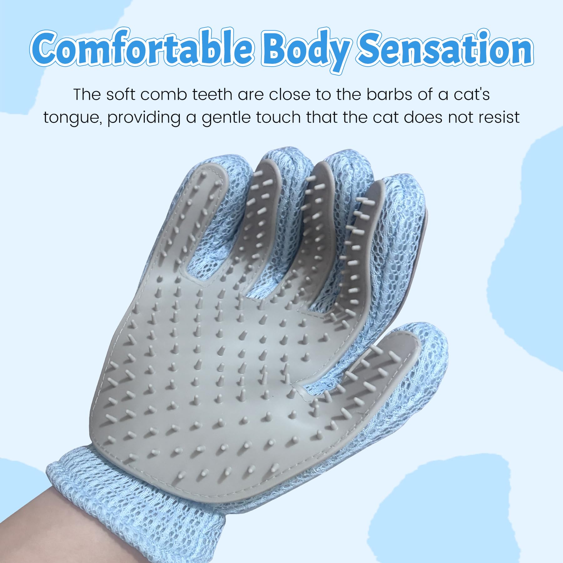 Swwrtbywer Pet Hair Removal Glove sofa cleaning demonstrates lint pickup on upholstery