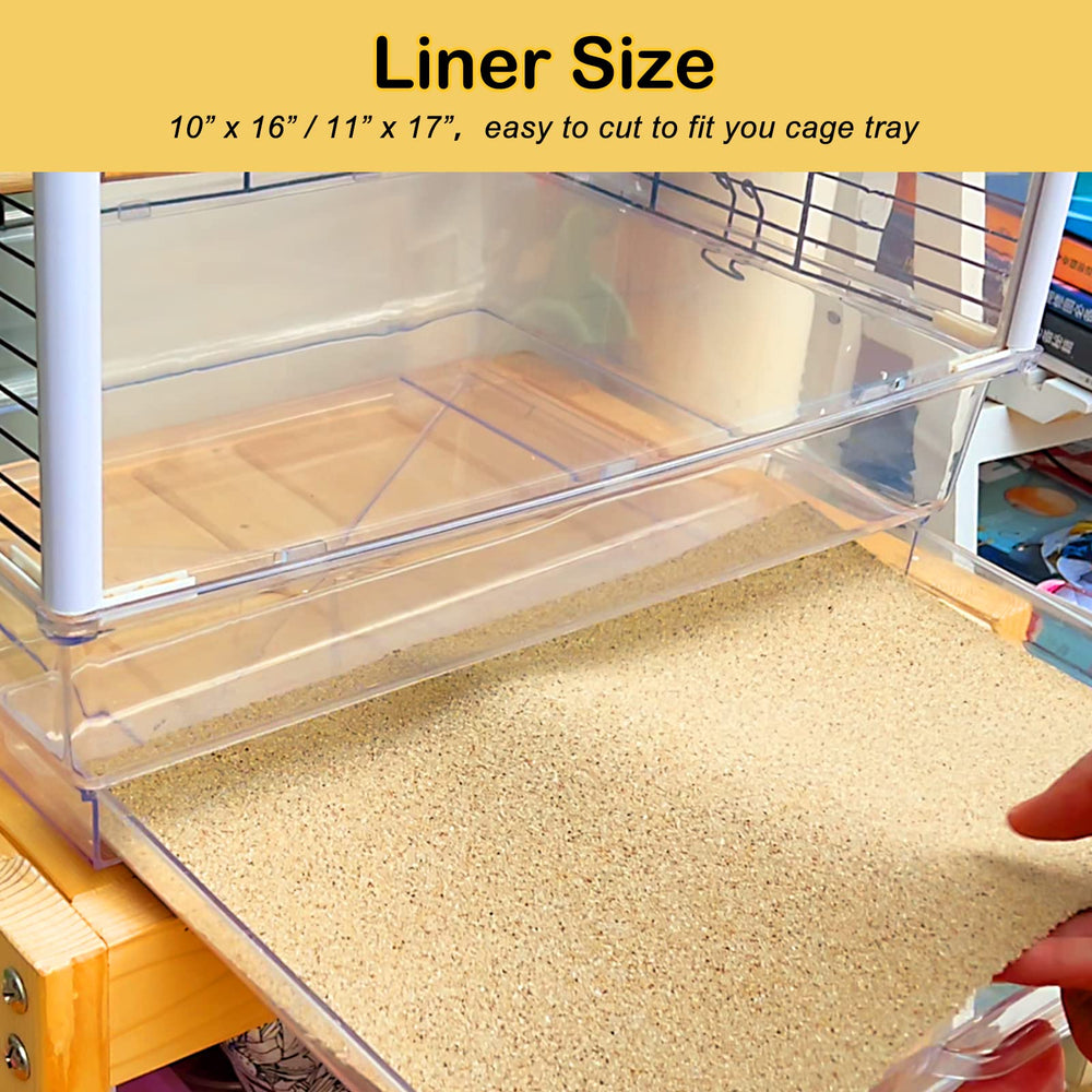 S&X disposable gravel liner promotes quick disposal after messes.