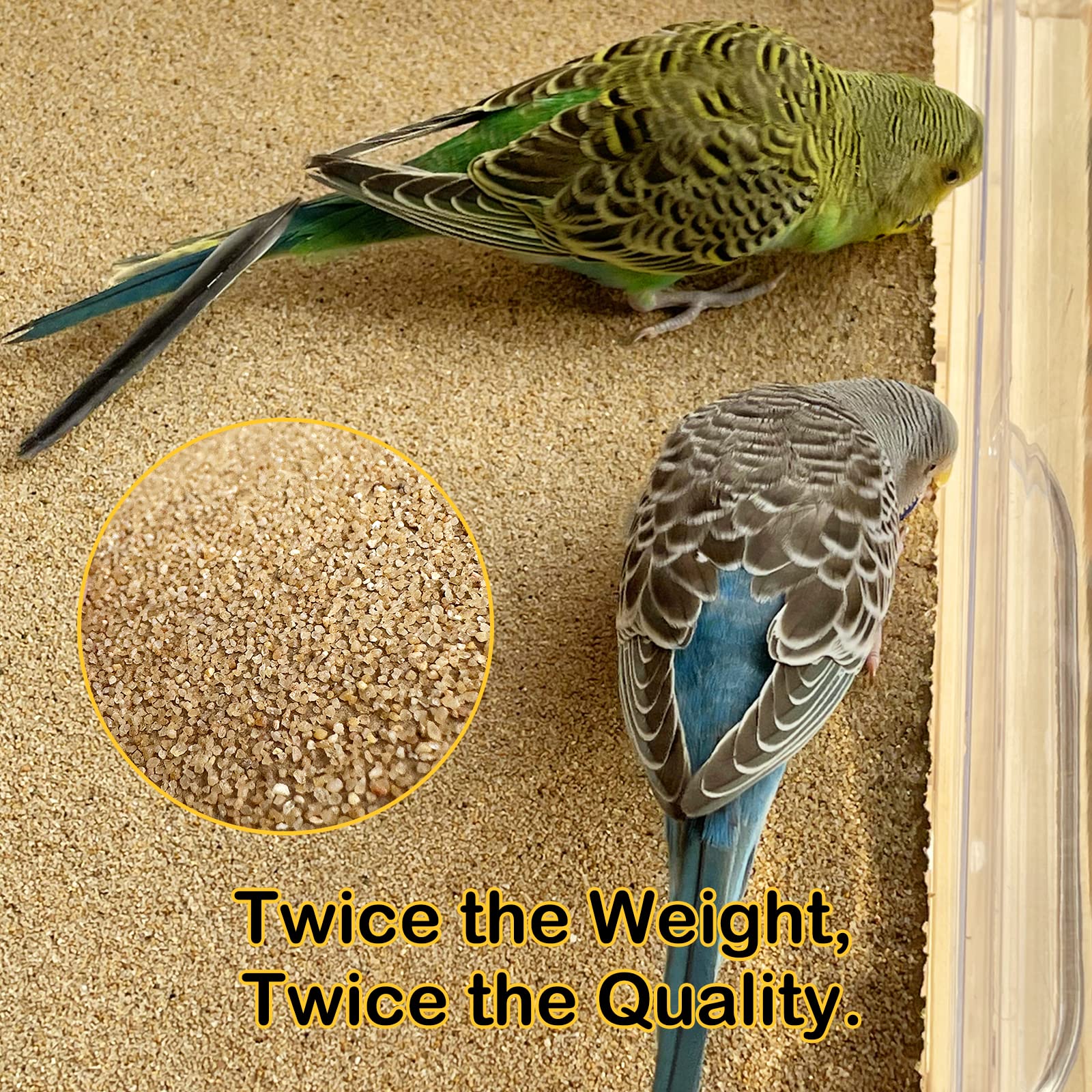 S&X liner in-use in cage tray for tidy habitats and happier birds.