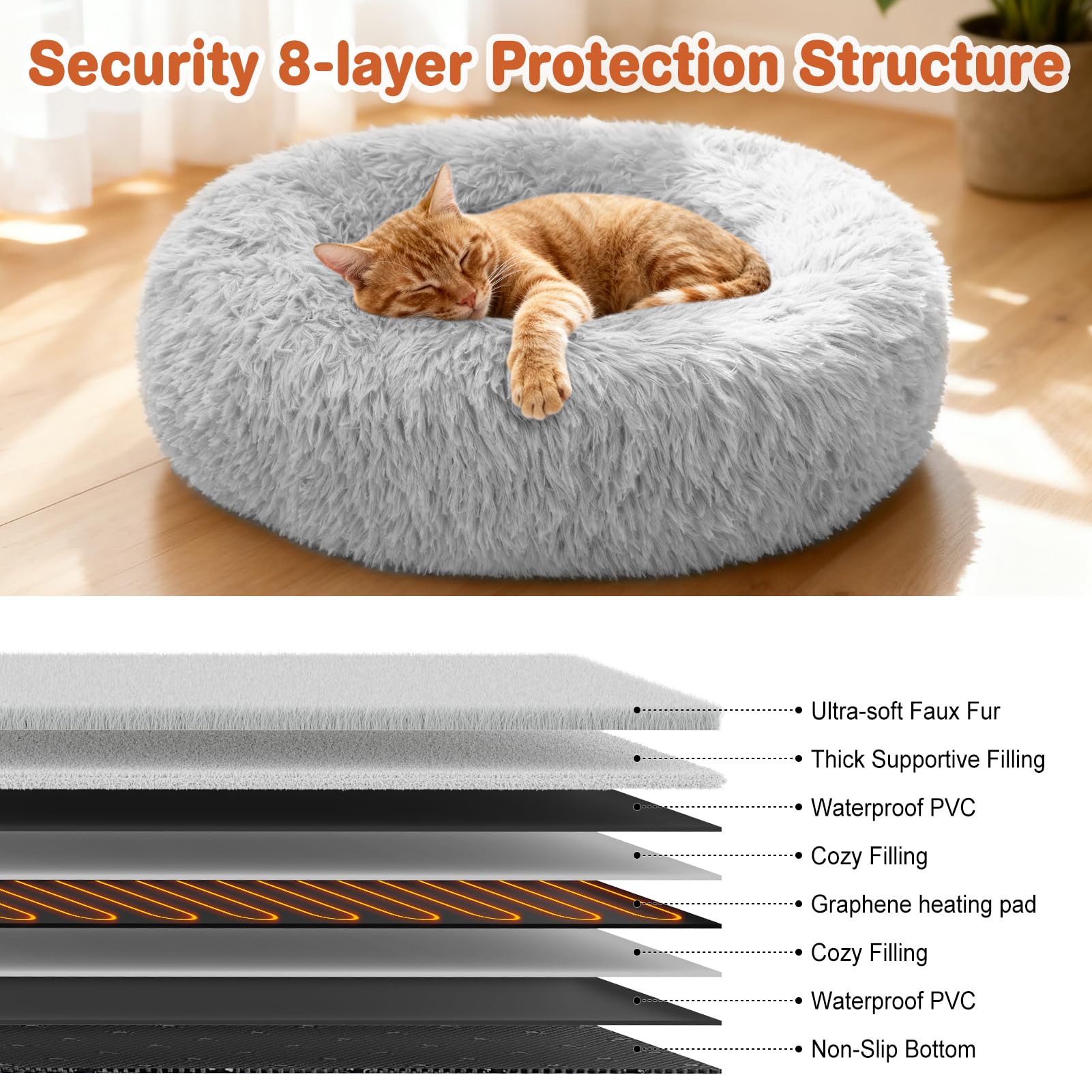 SXBSXB round bed provides soothing deep sleep and nest-like security.