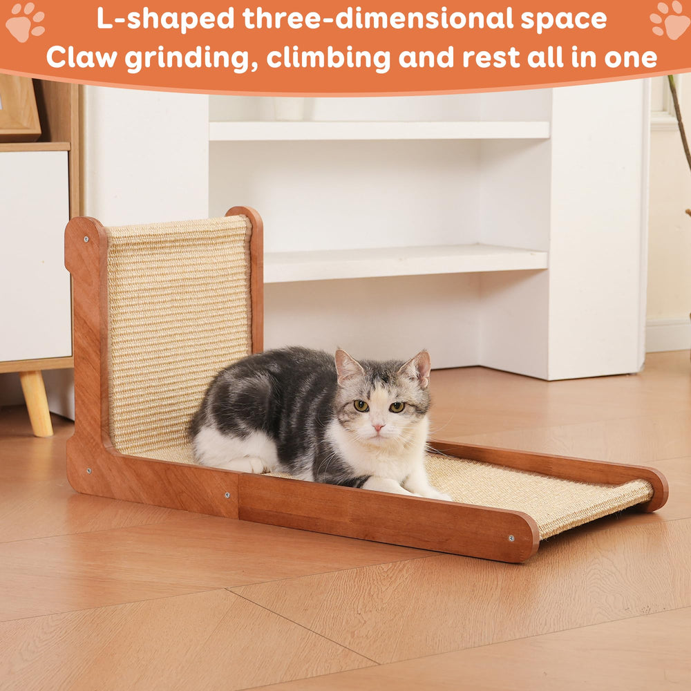 Sxtglxr sturdy base keeps the scratcher stable during energetic play.