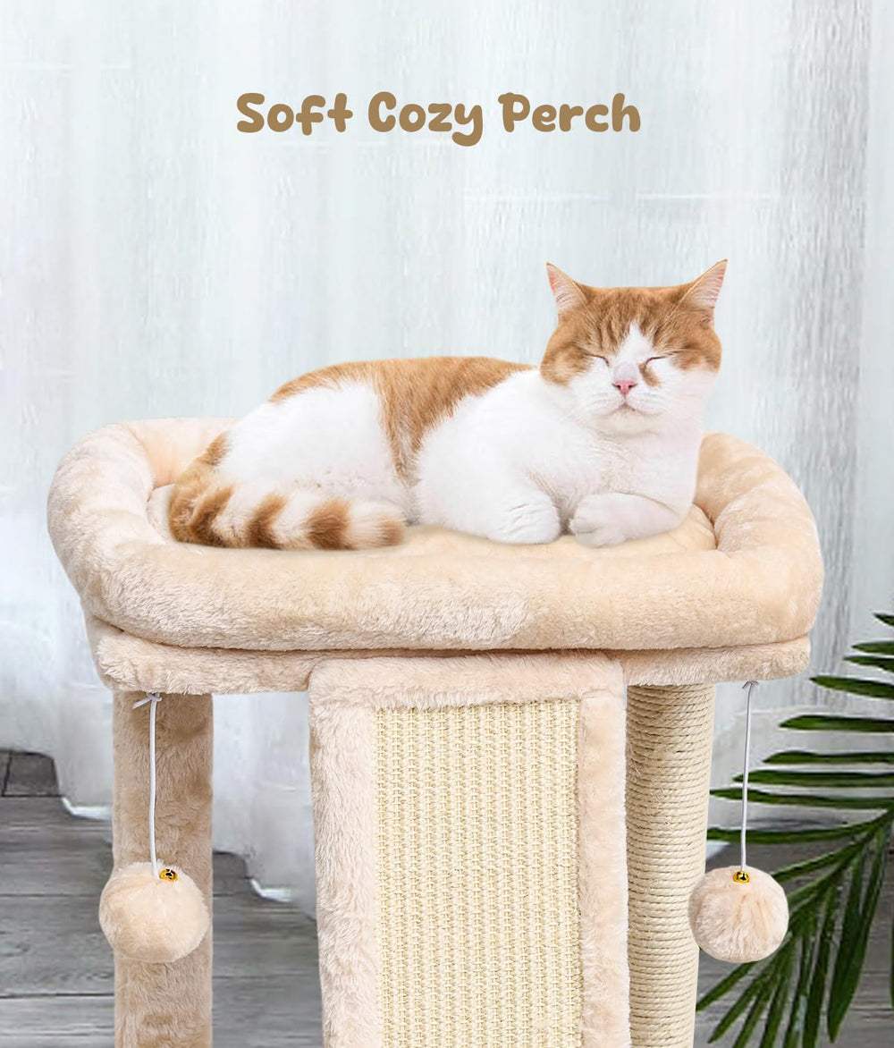 SYANDLVY sisal post scratch post beige helps furniture protection