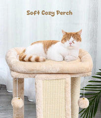 SYANDLVY sisal post scratch post beige helps furniture protection