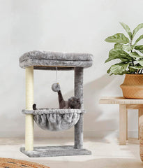 SYANDLVY cat tree basket lounger offers a soft resting place for kittens.