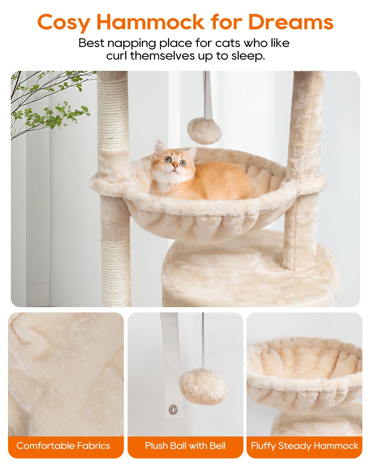 SYANDLVY cat cave provides a warm hideaway for relaxed play and naps.