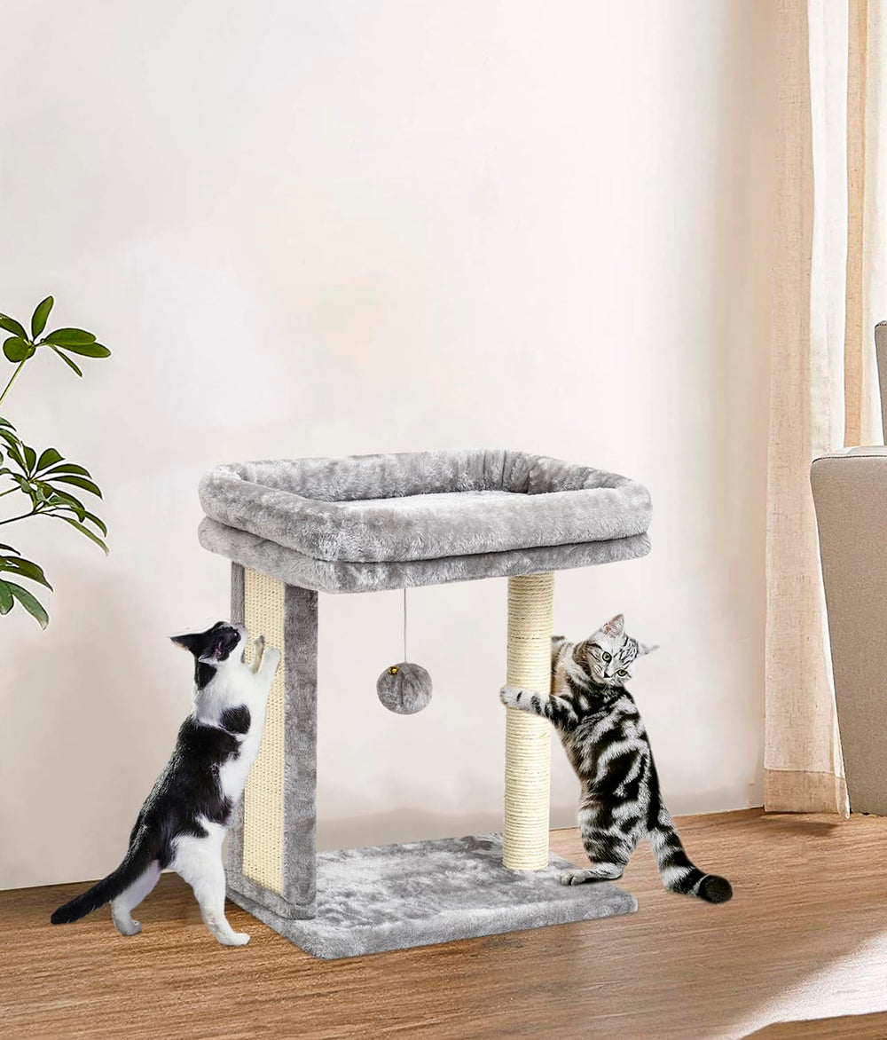 SYANDLVY cat tree compact design fits small spaces without crowding rooms.