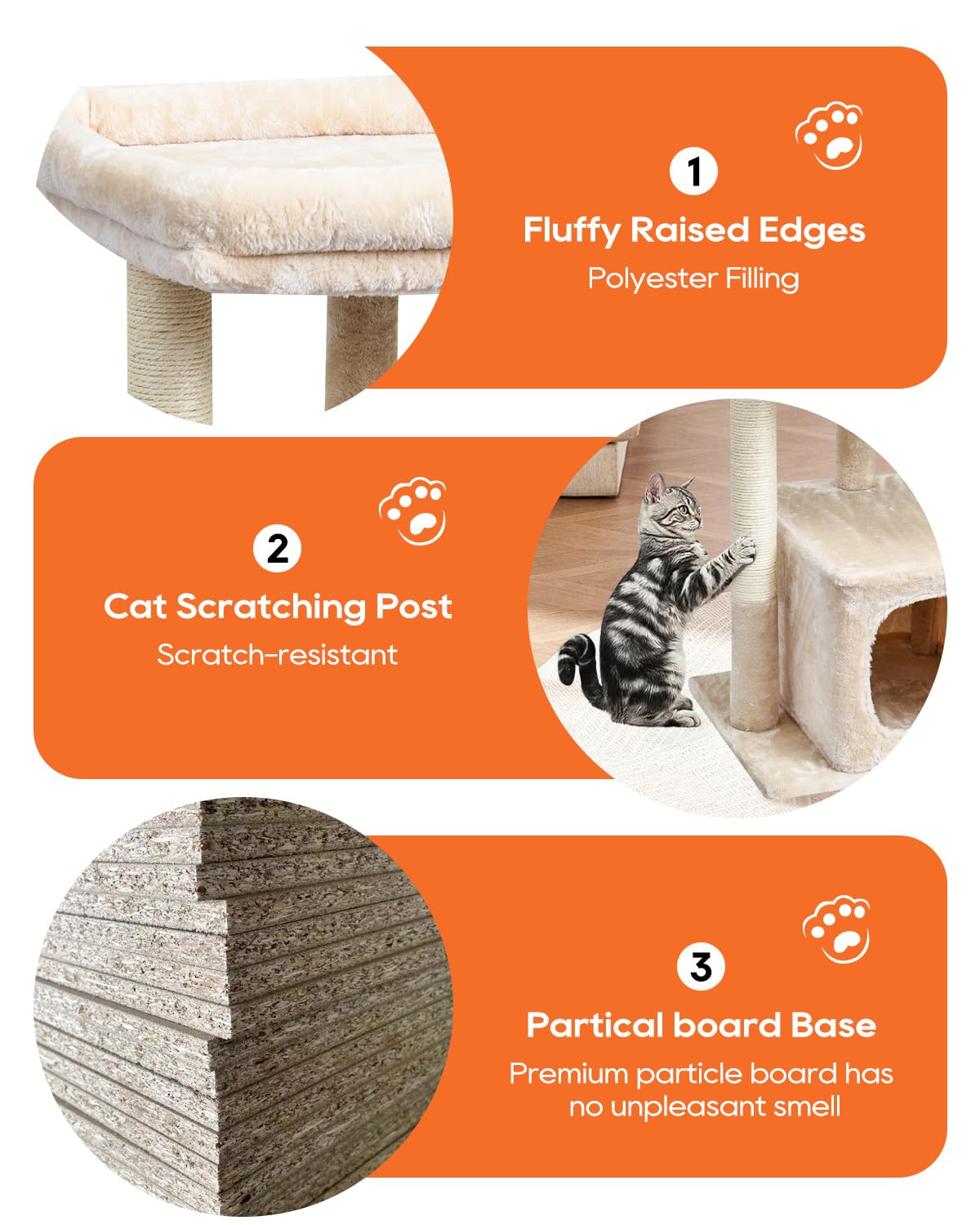 SYANDLVY cat tree easy-assembly guide helps quick setup.