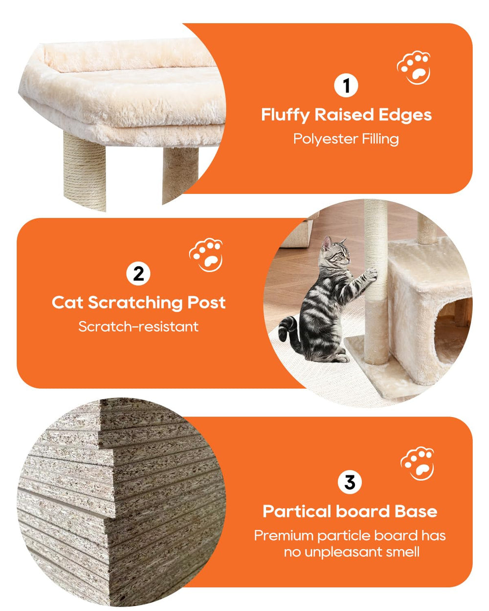 SYANDLVY cat tree easy-assembly guide helps quick setup.